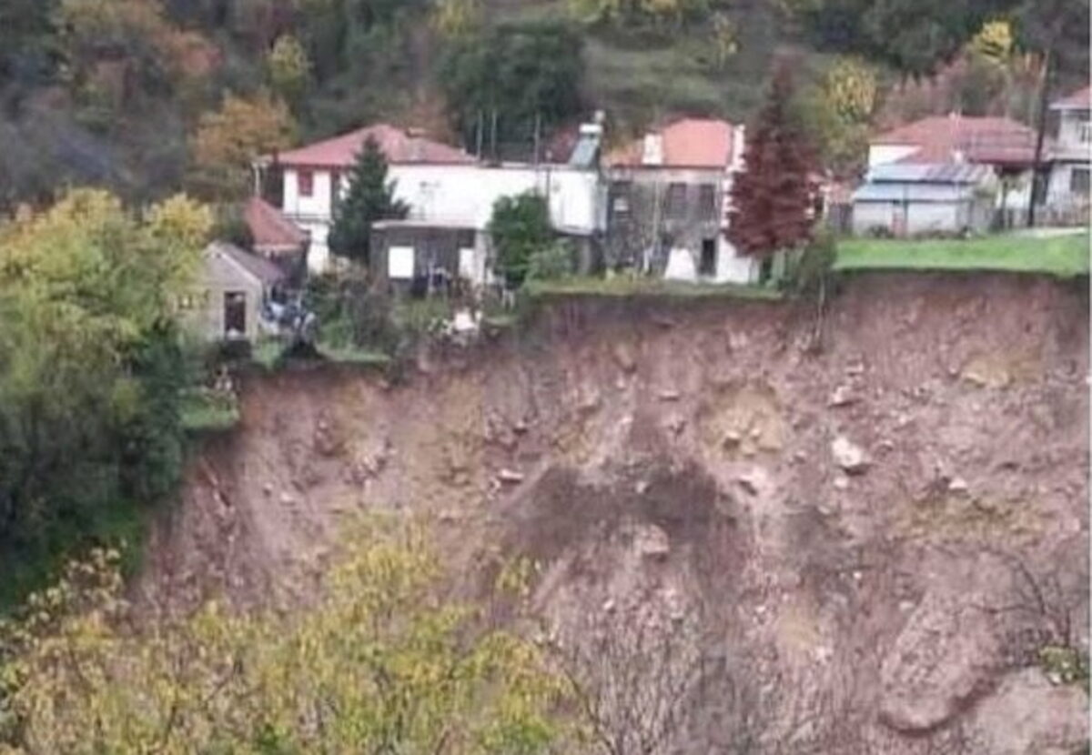 Κατολίσθηση στα Τζουμέρκα