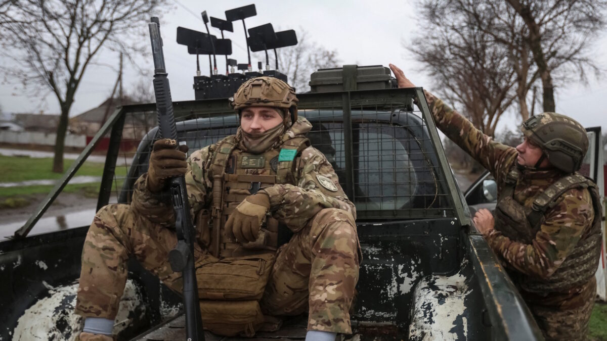 Ουκρανός στρατιώτης στο μέτωπο