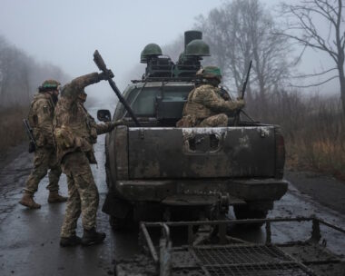 Ουκρανοί στρατιώτες στο μέτωπο