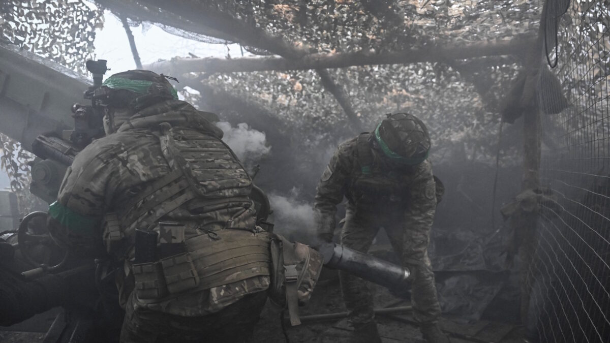 Ουκρανοί στρατιώτες στο πεδίο μάχης του Ποκρόφσκ