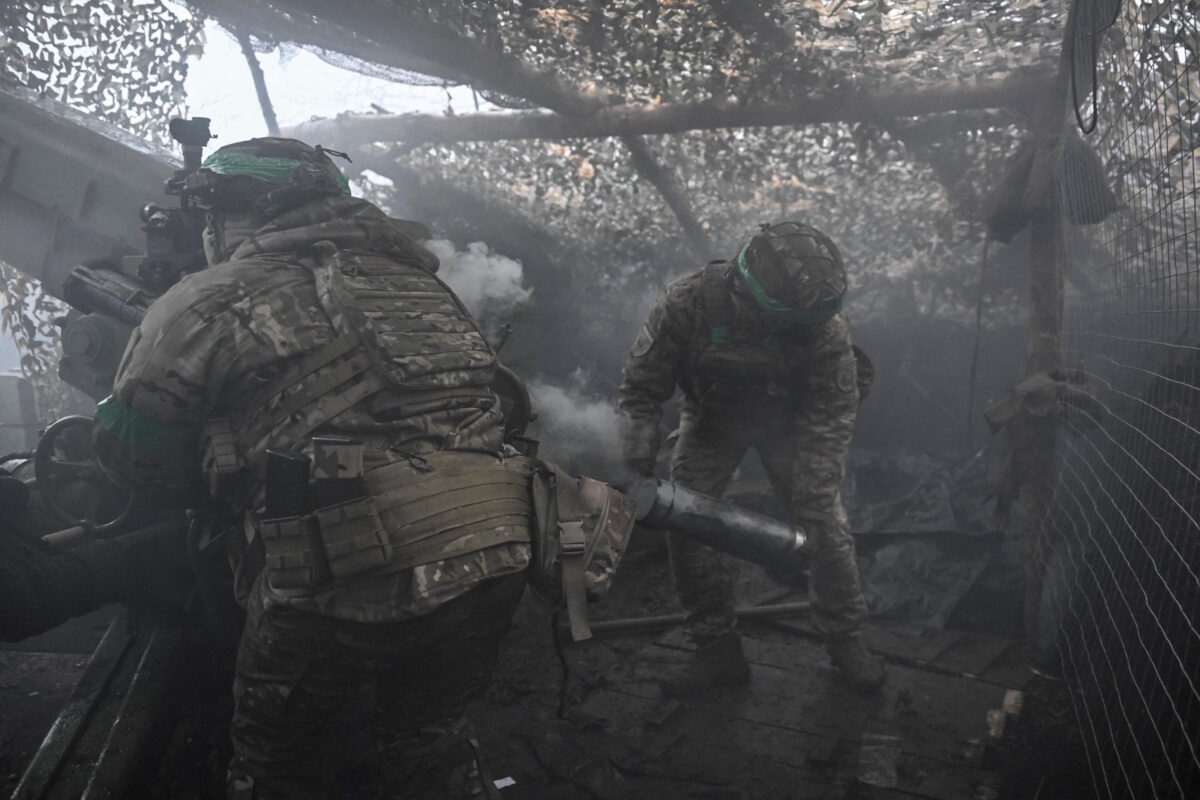 Ουκρανοί στρατιώτες στο πεδίο μάχης του Ποκρόφσκ