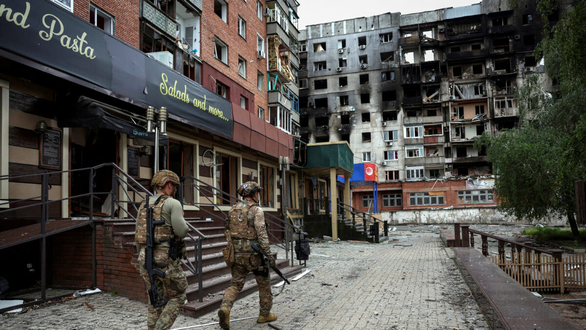 Ουκρανοί στρατιώτες στο Ποκρόβσκ