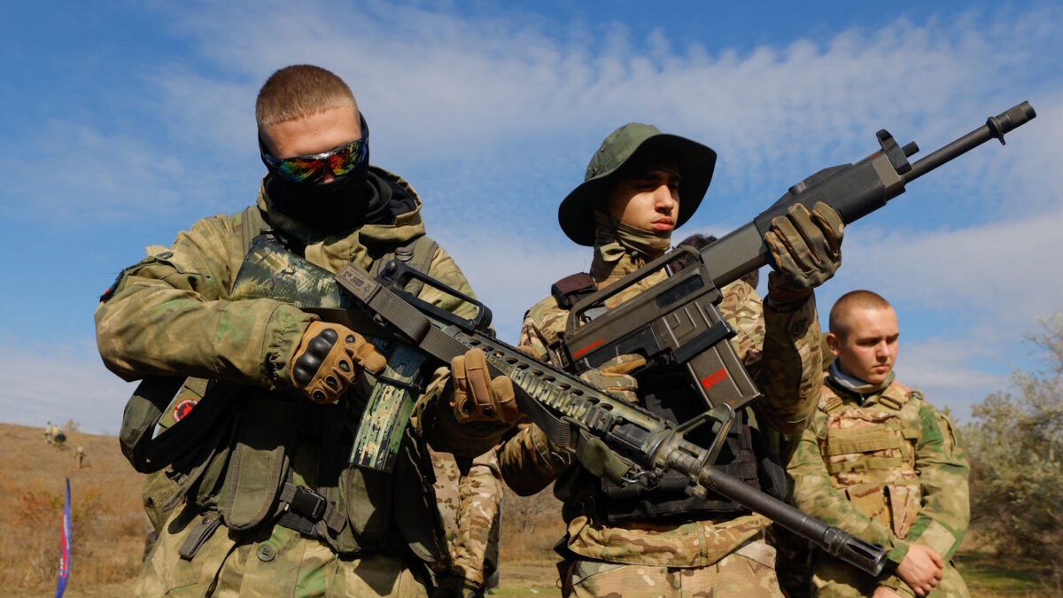 ΄Ρώσοι στρατιώτες εκπαιδεύονται