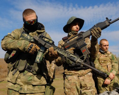 Ρώσοι στρατιώτες εκπαιδεύονται