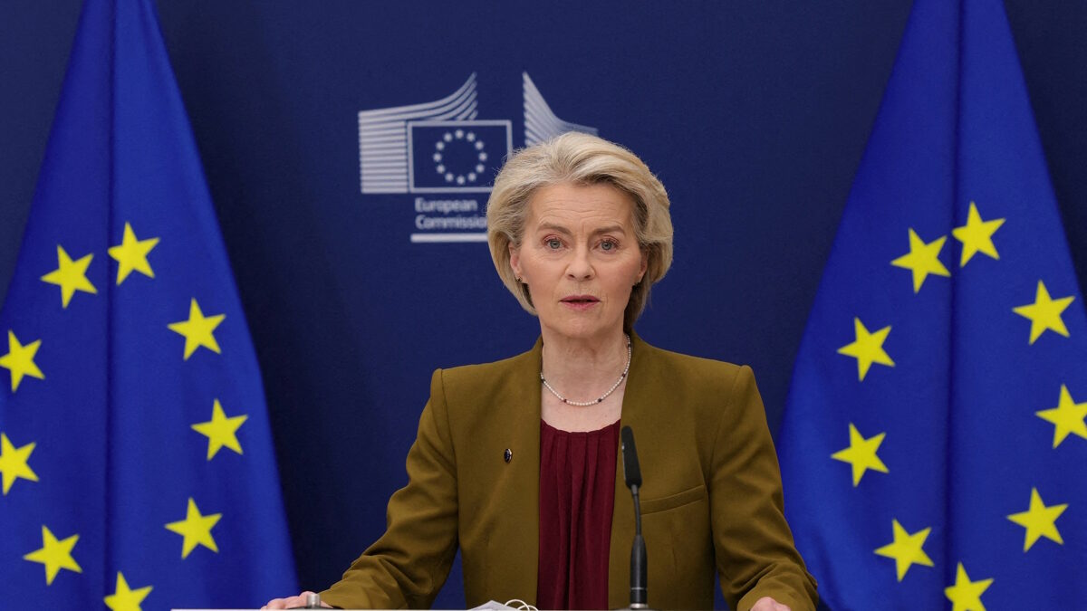 Η πρόεδρος της Κομισιόν, Ursula von der Leyen