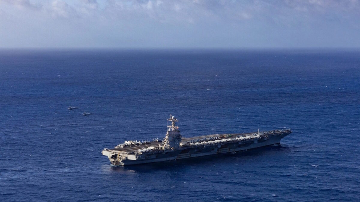 Το αμερικανικό αεροπλανοφόρο USS Gerald R. Ford