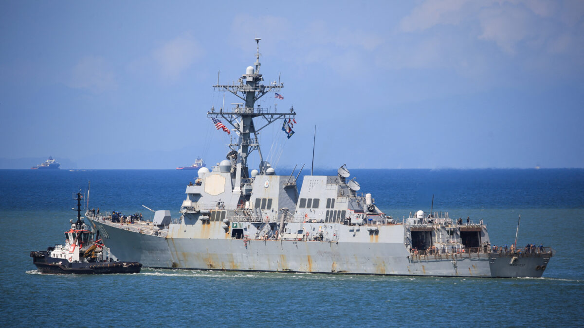 Ένα αμερικανικό αντιτορπιλικό στην Καραϊβική