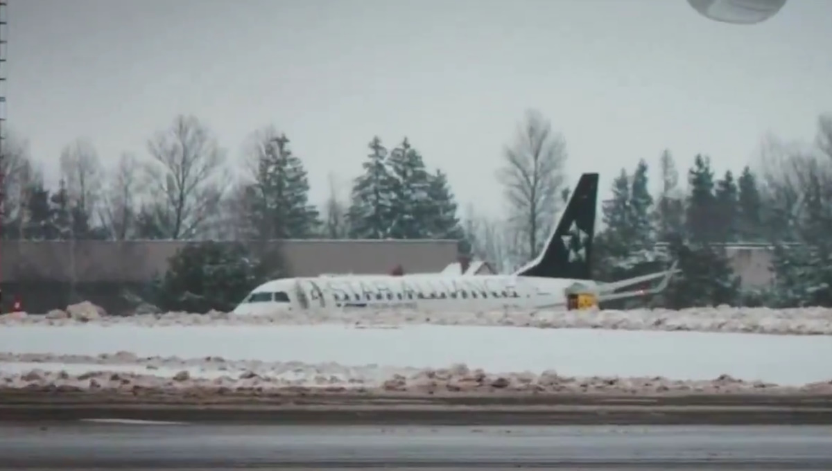 Το αεροσκάφος της LOT που βγήκε εκτός πορείας στο Βίλνιους