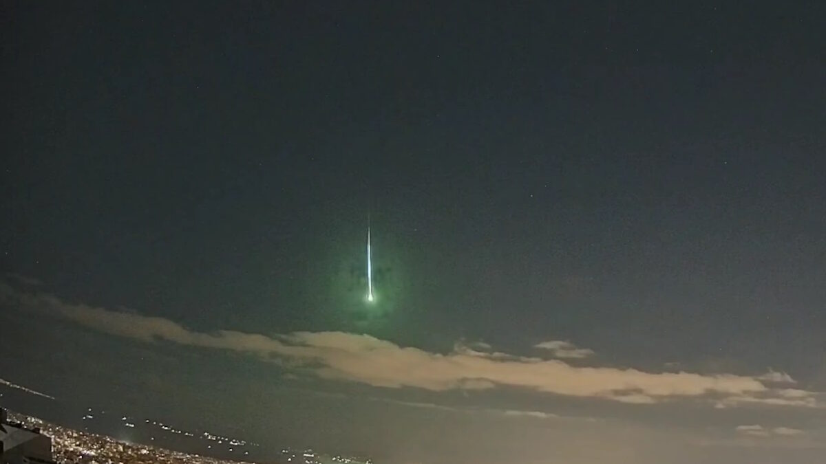 Μετέωρο στον αττικό ουρανό