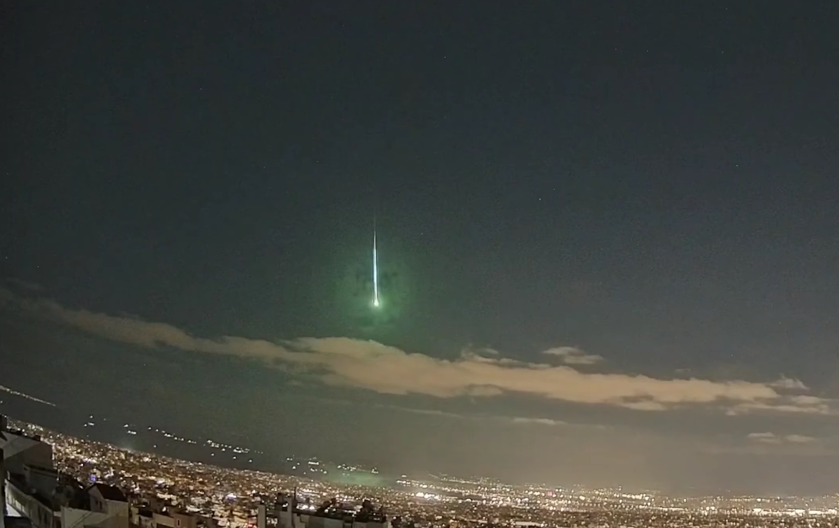 Μετέωρο στον αττικό ουρανό