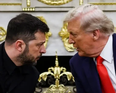Βολοντίμιρ Ζελένσκι και Ντόναλντ Τραμπ