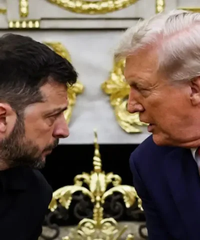 Βολοντίμιρ Ζελένσκι και Ντόναλντ Τραμπ