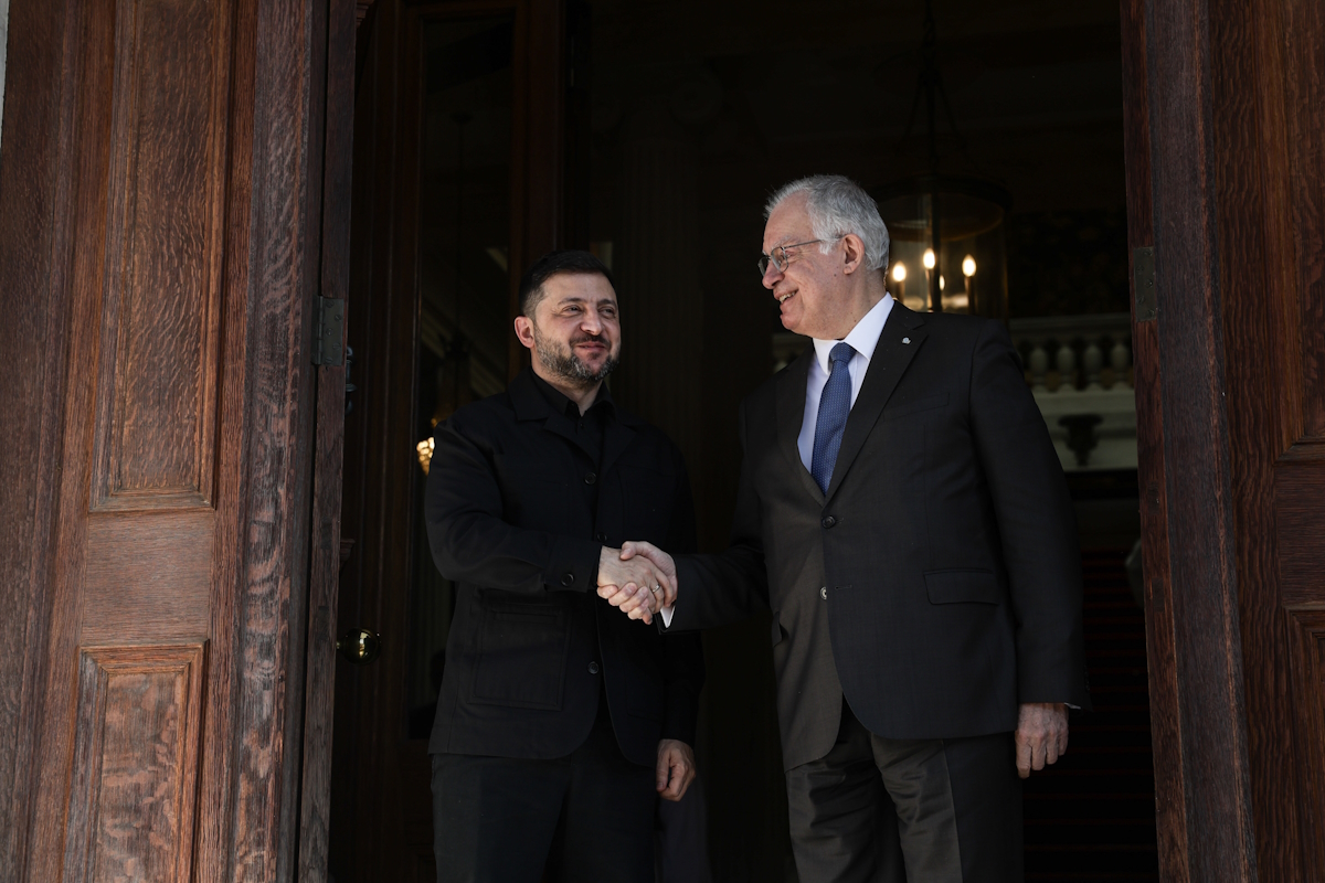 Οι Πρόεδροι Ελλάδας και Ουκρανίας, Κωνσταντίνος Τασούλας και Volodymyr Zelenskyy