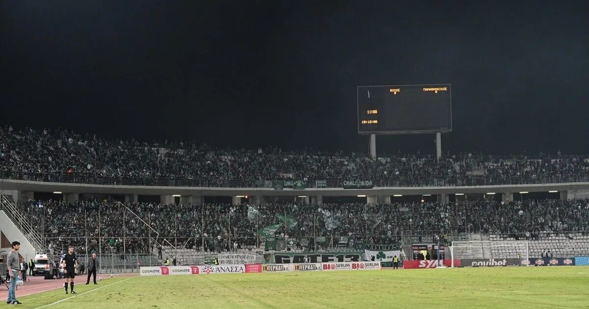 DEAB fines Panathinaikos and PAOK for broken seats in Volos and Serres