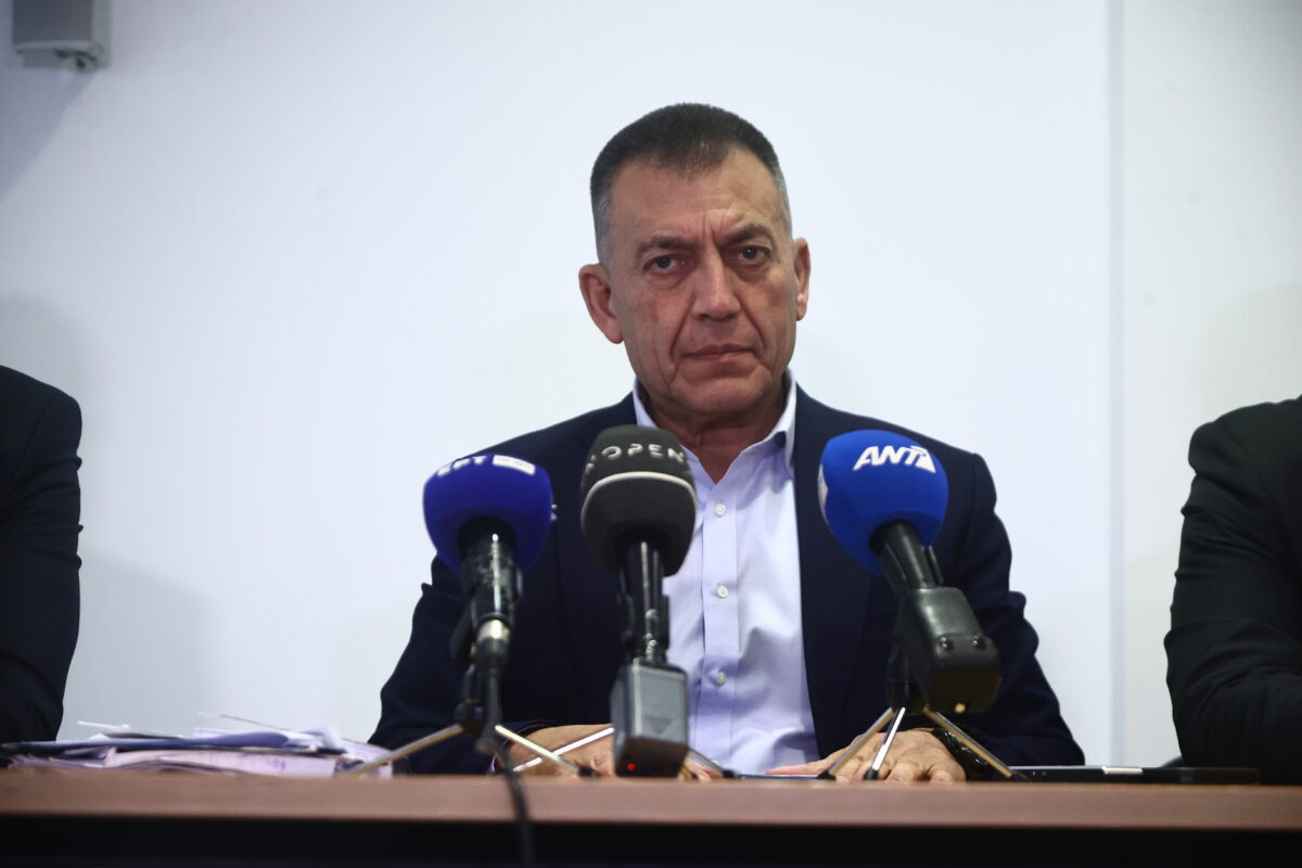 Ο Βρούτσης σε συνέντευξη Τύπου (ΡΑΦΑΗΛ ΓΕΩΡΓΙΑΔΗΣ