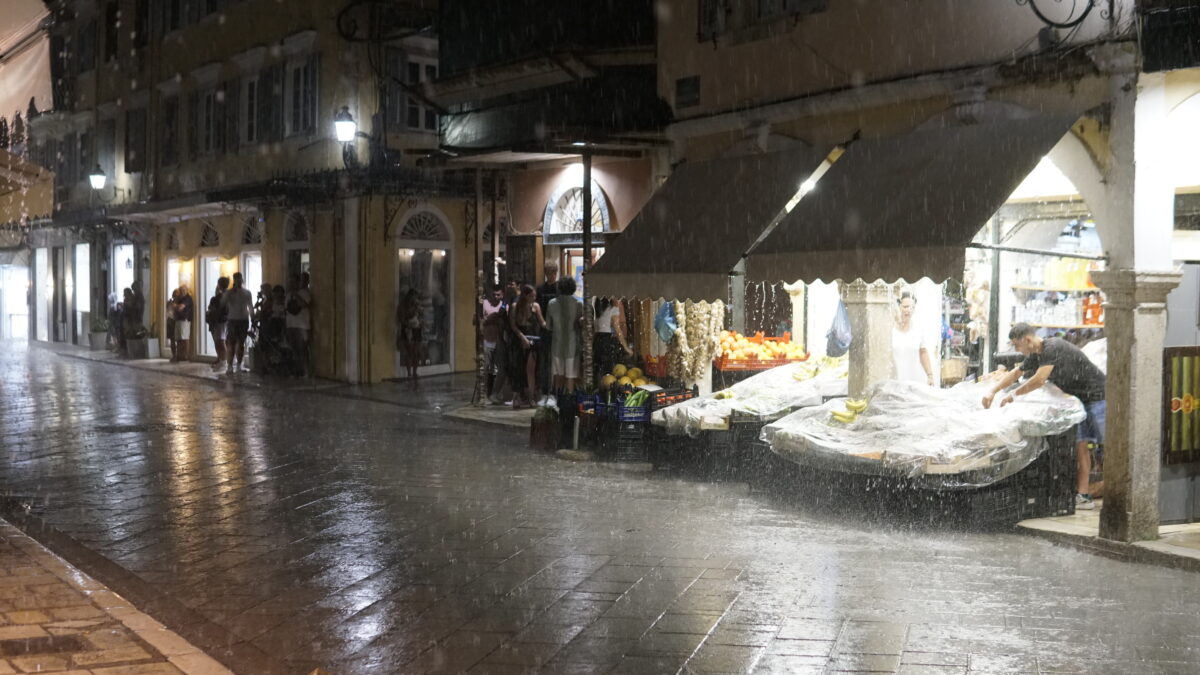 Μπουρίνι στην Κέρκυρα