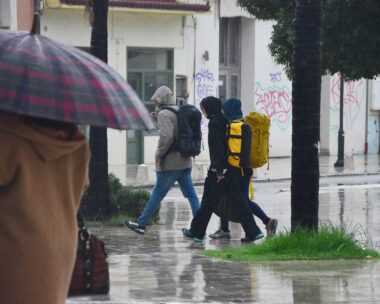 Βροχή στο Ναύπλιο