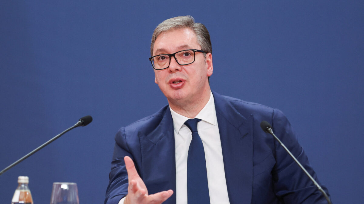 Ο Πρόεδρος της Σερβίας, Αλεξάνταρ Βούτσιτς