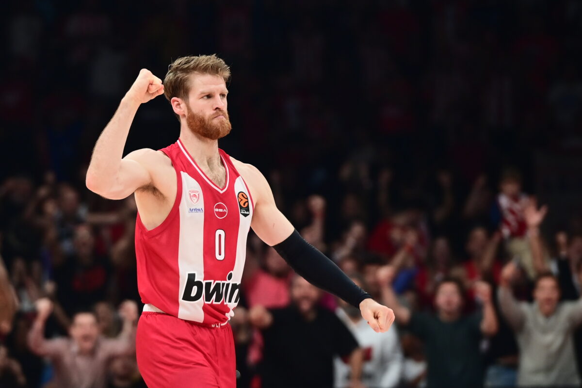 Ο Γουόκαπ πανηγυρίζει κόντρα στην Παρτιζάν (ΓΙΩΡΓΟΣ ΜΑΤΘΑΙΟΣ