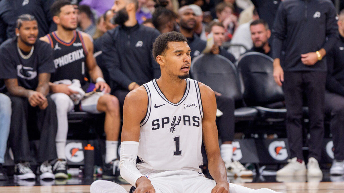 Ο Γουενμπανιάμα σε αγώνα των Σπερς