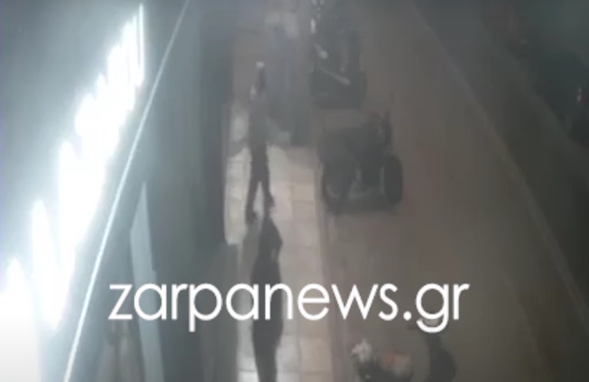 Καρέ καρέ η απόπειρα διάρρηξης σε κατάστημα με ιατρικό εξοπλισμό στα Χανιά