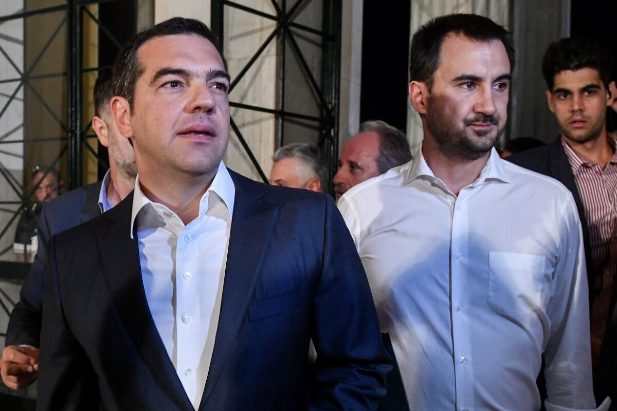 Αλέξης Χαρίτσης και Αλέξης Τσίπρας