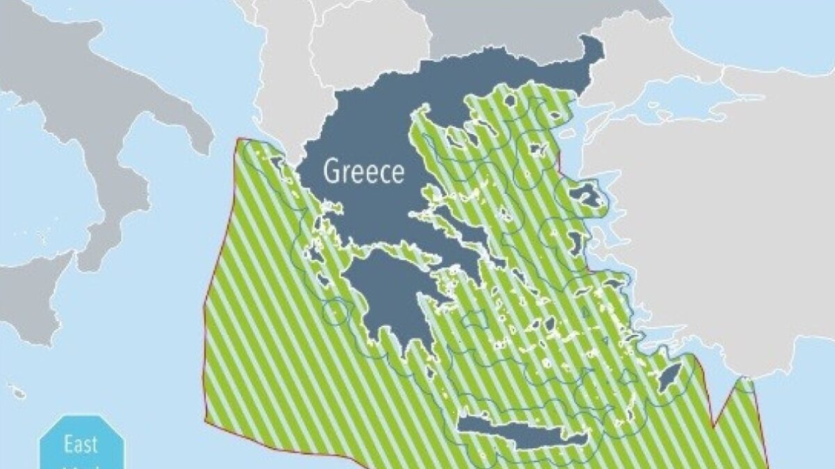 Ο συμπληρωματικός χάρτης του θαλάσσιου χωροταξικόυ σχεδιασμόυ της Ελλάδας