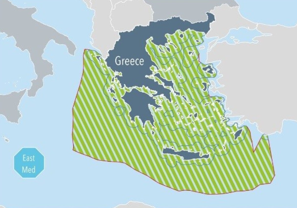 Ο συμπληρωματικός χάρτης του θαλάσσιου χωροταξικόυ σχεδιασμόυ της Ελλάδας