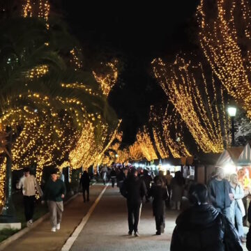 Το χριστουγεννιάτικο χωριό στο Πεδίον του Άρεως