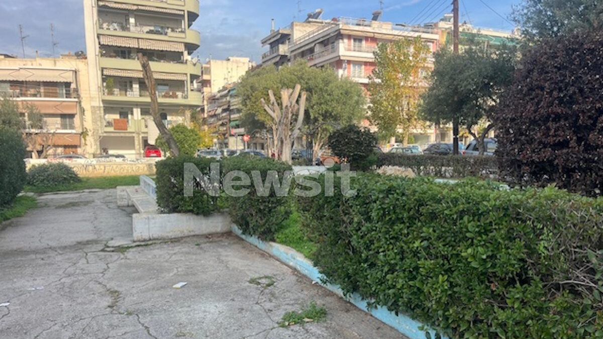 Το σημείο στην περιοχή της Πυλαίας Θεσσαλονίκης όπου οι έφηβοι δέχτηκαν επίθεση με σκοπό τη ληστεία