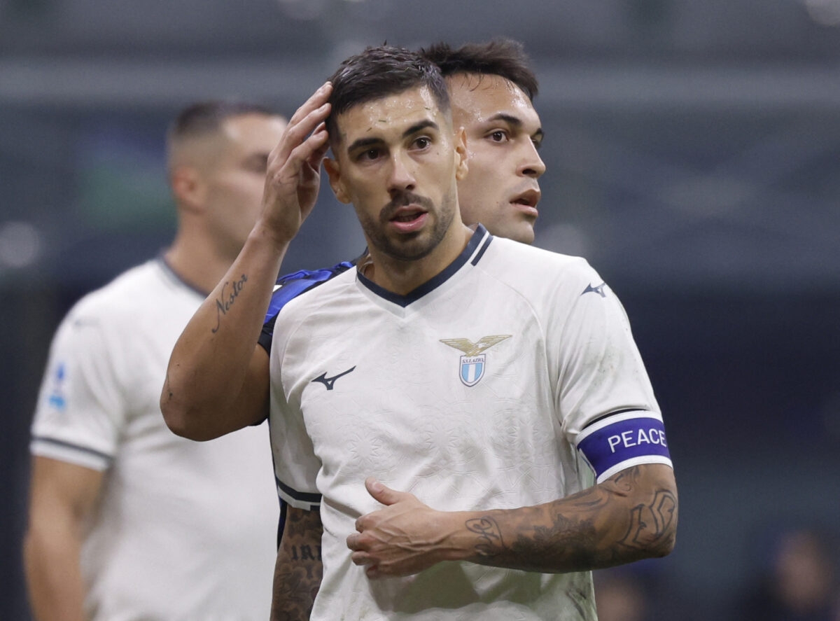 Ο Ζακάνι σε αγώνα της Λάτσιο