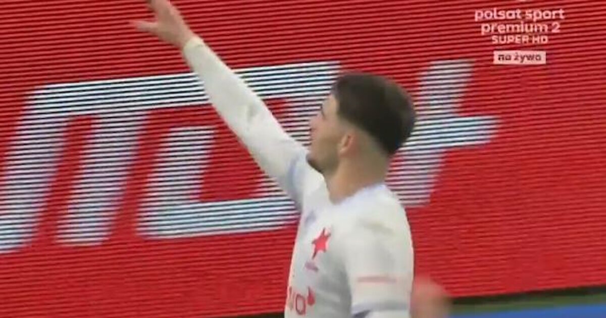 Christos Zafeiris scored a beautiful goal in Slavia Prague’s win against Plzen