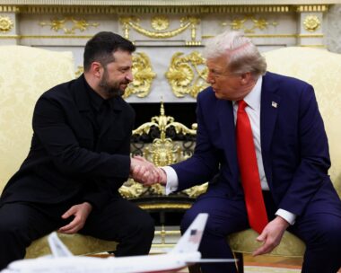 Ντόντανλτ Τραμπ και Βολοντίμιρ Ζελένσκι