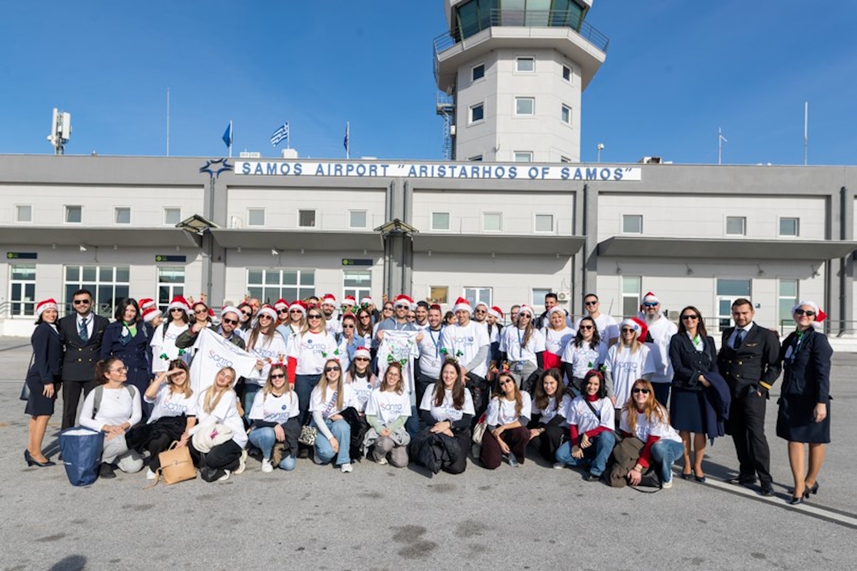 AEGEAN Santa Crew: Εθελοντές – εργαζόμενοι της AEGEAN έφεραν τα Χριστούγεννα στα σχολεία απομακρυσμένων περιοχών της Ελλάδας