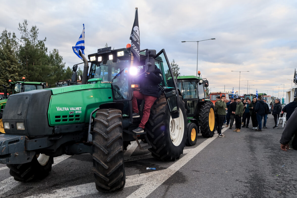 Αγρότες στη Νίκαια της Λάρισας