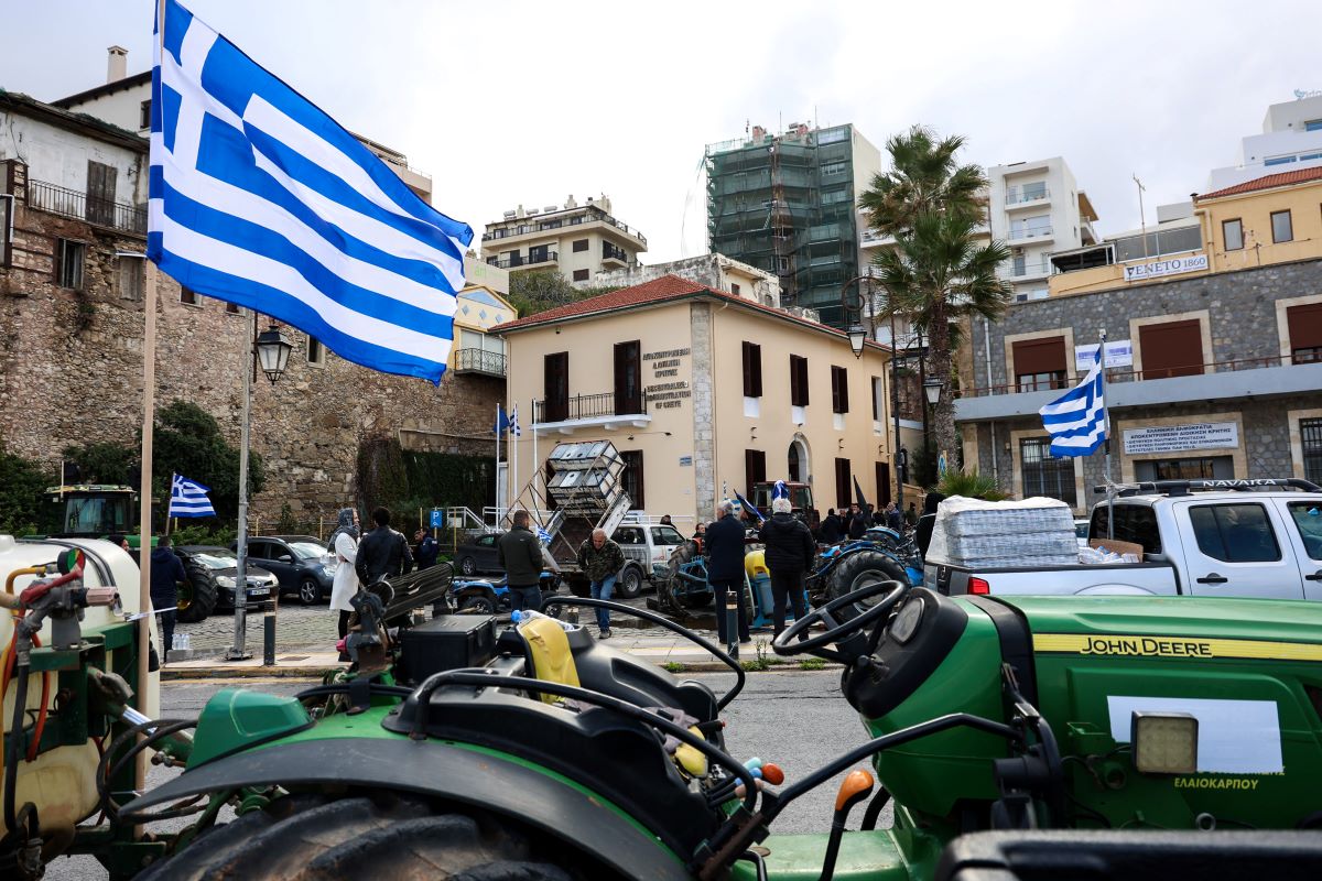 Κινητοποίηση των αγροτών στο Ηράκλειο