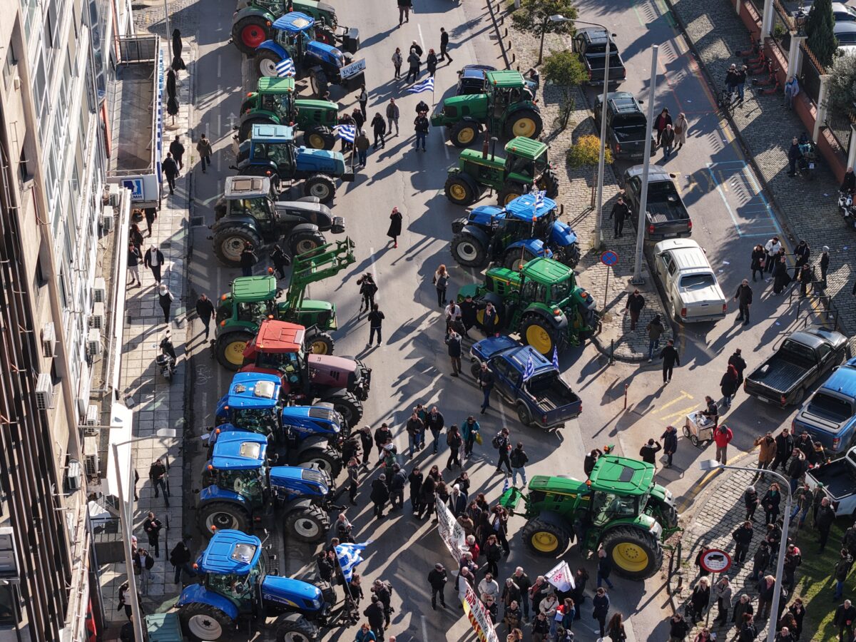 Συλλαλητήριο αγροτών και κτηνοτρόφων στο λιμάνι της Θεσσαλονίκης, 