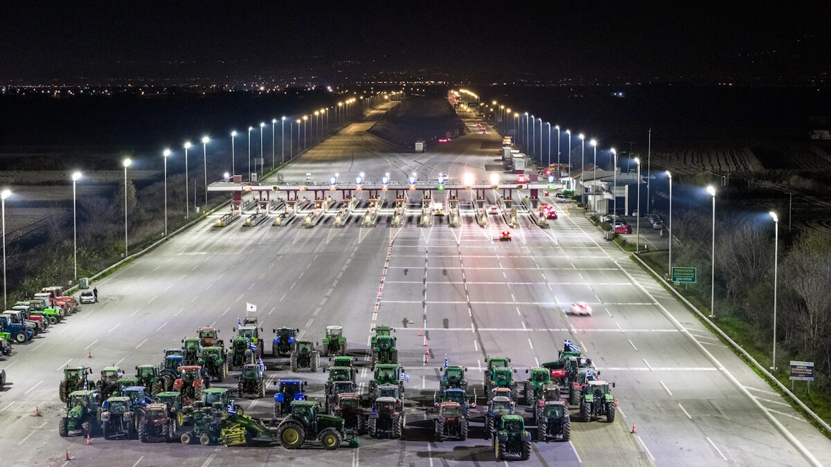 Μπλόκα των αγροτών στα Μάλγαρα