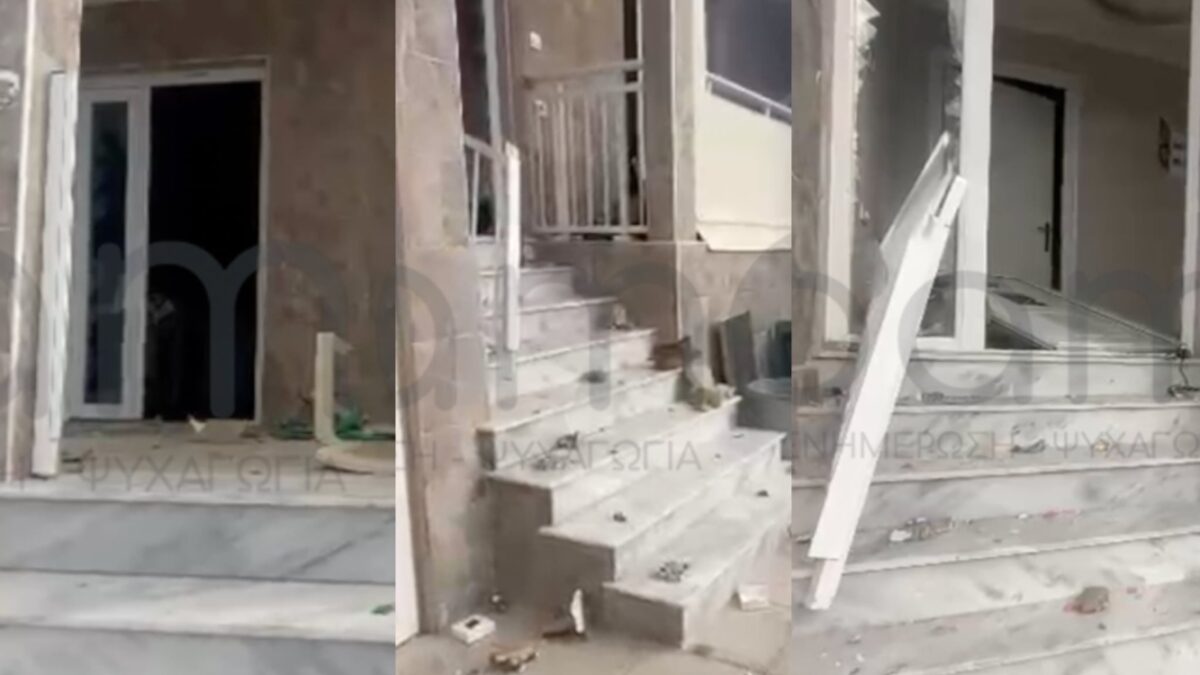 Το σπίτι που δέχτηκε επίθεση ο παππούς του παιδιού