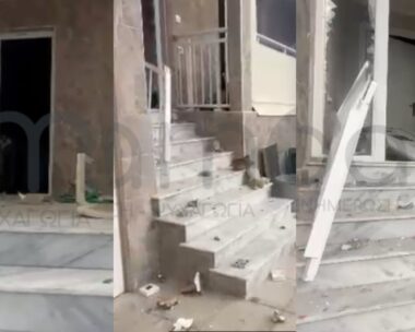 Το σπίτι που δέχτηκε επίθεση ο παππούς του παιδιού