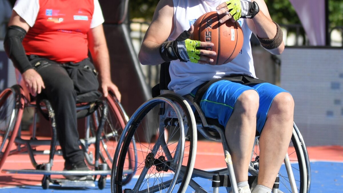 Φωτογραφία αρχείου από αγώνα μπάσκετ με αμαξίδιο (ΕΛΕΝΑ ΒΑΣΤΑΡΔΗ