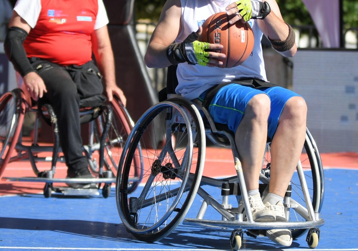 Φωτογραφία αρχείου από αγώνα μπάσκετ με αμαξίδιο (ΕΛΕΝΑ ΒΑΣΤΑΡΔΗ