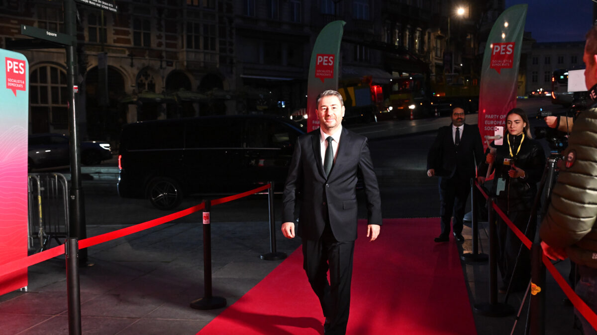 Ο Νίκος Ανδρουλάκης στην προσύνοδο των Σοσιαλιστών ηγετών στις Βρυξέλλες