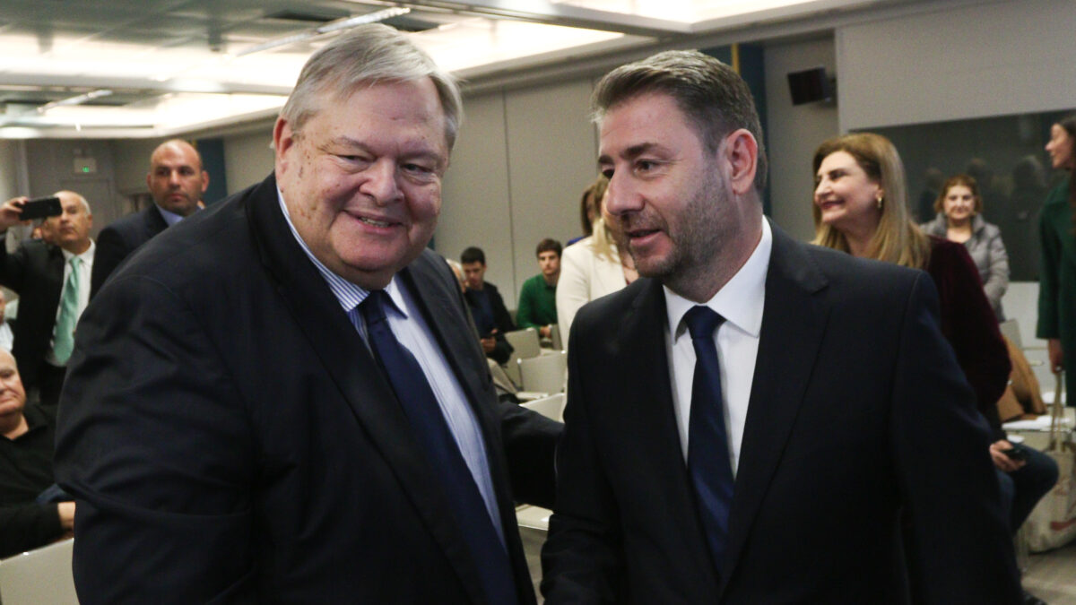 Νίκος Ανδρουλάκης και Ευάγγελος Βενιζέλος