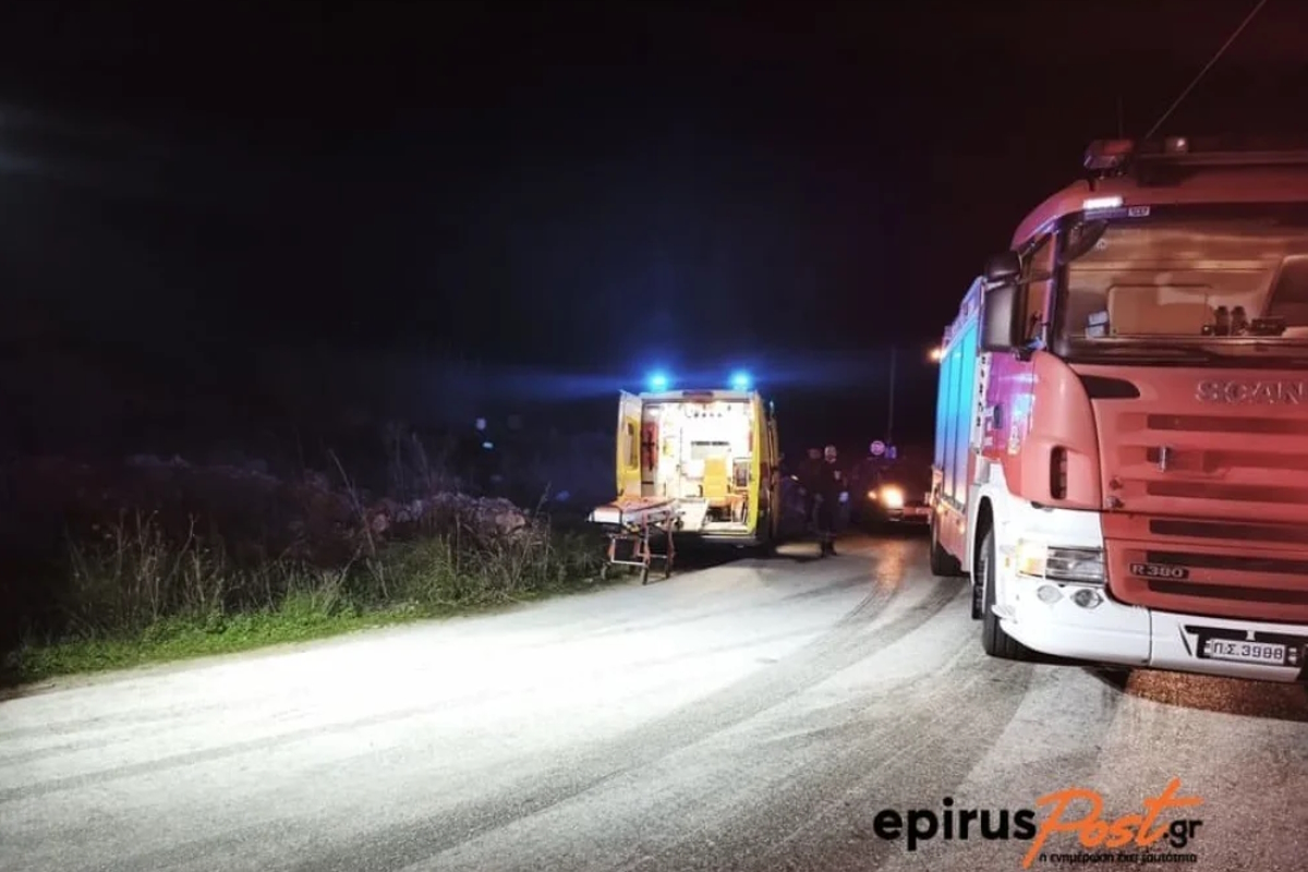 Τροχαίο δυστύχημα στην Ιόνια Οδό στο ύψος της Άρτας