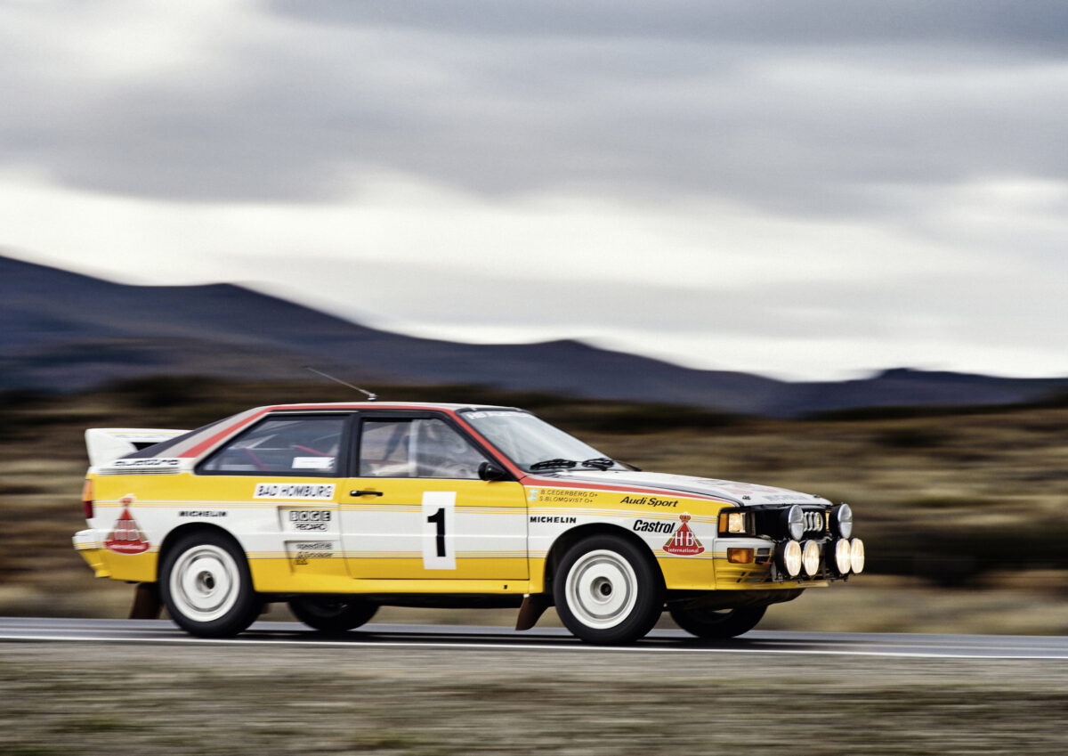 Audi quattro A2, Group B, model year 1983