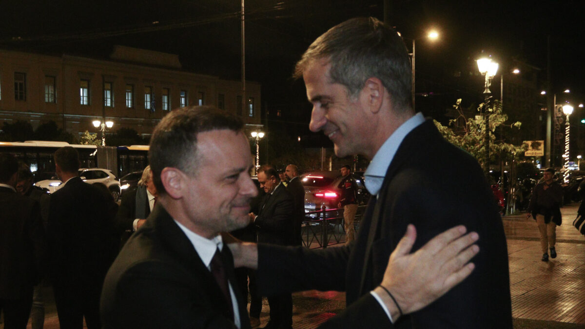 Ο Κώστας Μπακογιάννης και ο Χάρης Δούκας