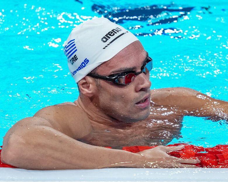 Ο Ανδρέας Βαζαίος στον τελικό του Ευρωπαϊκού στα 100μ μικτή ατομική