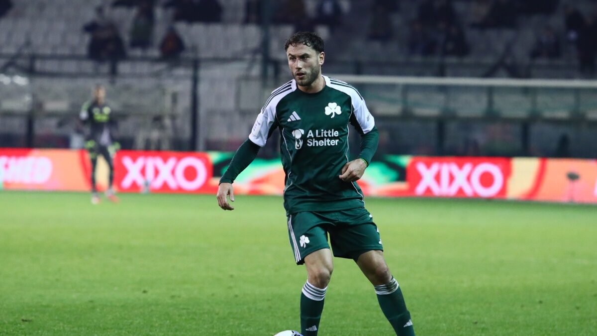 Ο Καλάμπρια με την φανέλα του Παναθηναϊκού