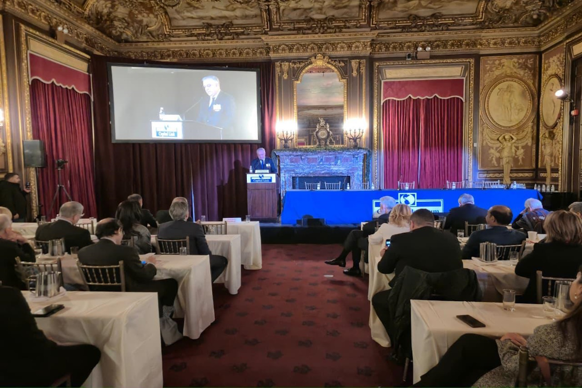 Ο Υπουργός Ανάπτυξης και Επενδύσεων Τάκης Θεοδωρικάκος, στην ομιλία του στο 27ο Annual Capital Link Invest in Greece Forum στη Νέα Υόρκη